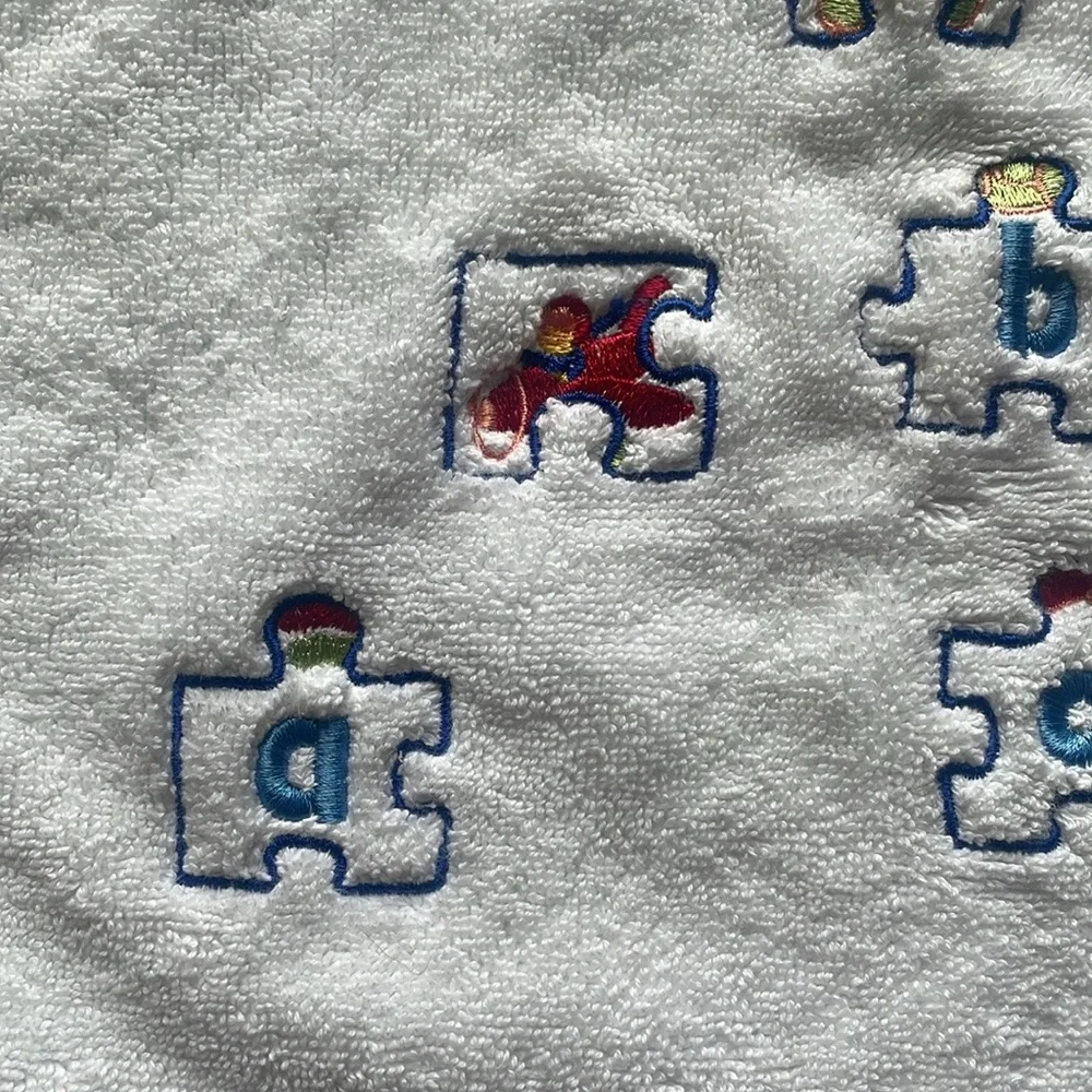 Vintage Akova Alphabet Bath Mat